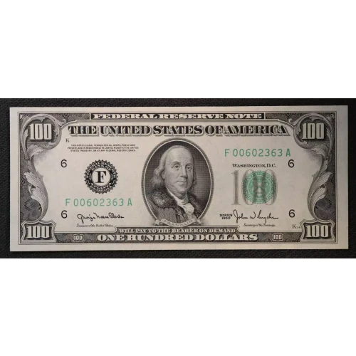 $100 1950  Small Size $100 Federal Reserve Notes 2157-Fm