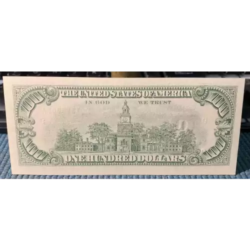 $100 1981-A.  Small Size $100 Federal Reserve Notes 2170-I (2)