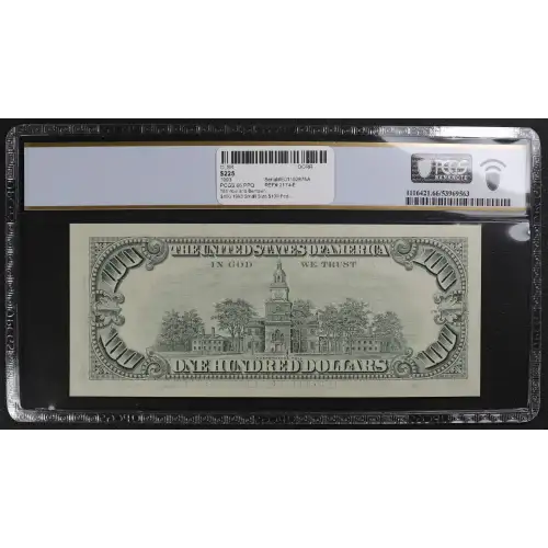 $100 1993  Small Size $100 Federal Reserve Notes 2174-E (2)