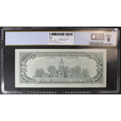 $100 1993  Small Size $100 Federal Reserve Notes 2174-E (2)