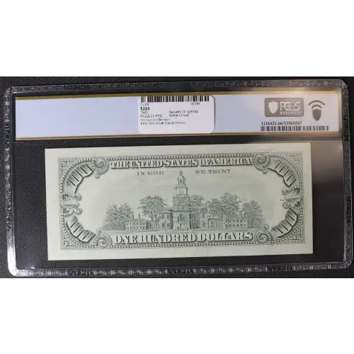 $100 1993  Small Size $100 Federal Reserve Notes 2174-E (2)
