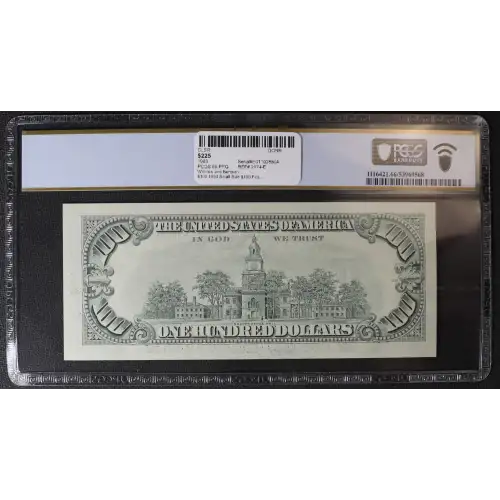 $100 1993  Small Size $100 Federal Reserve Notes 2174-E
