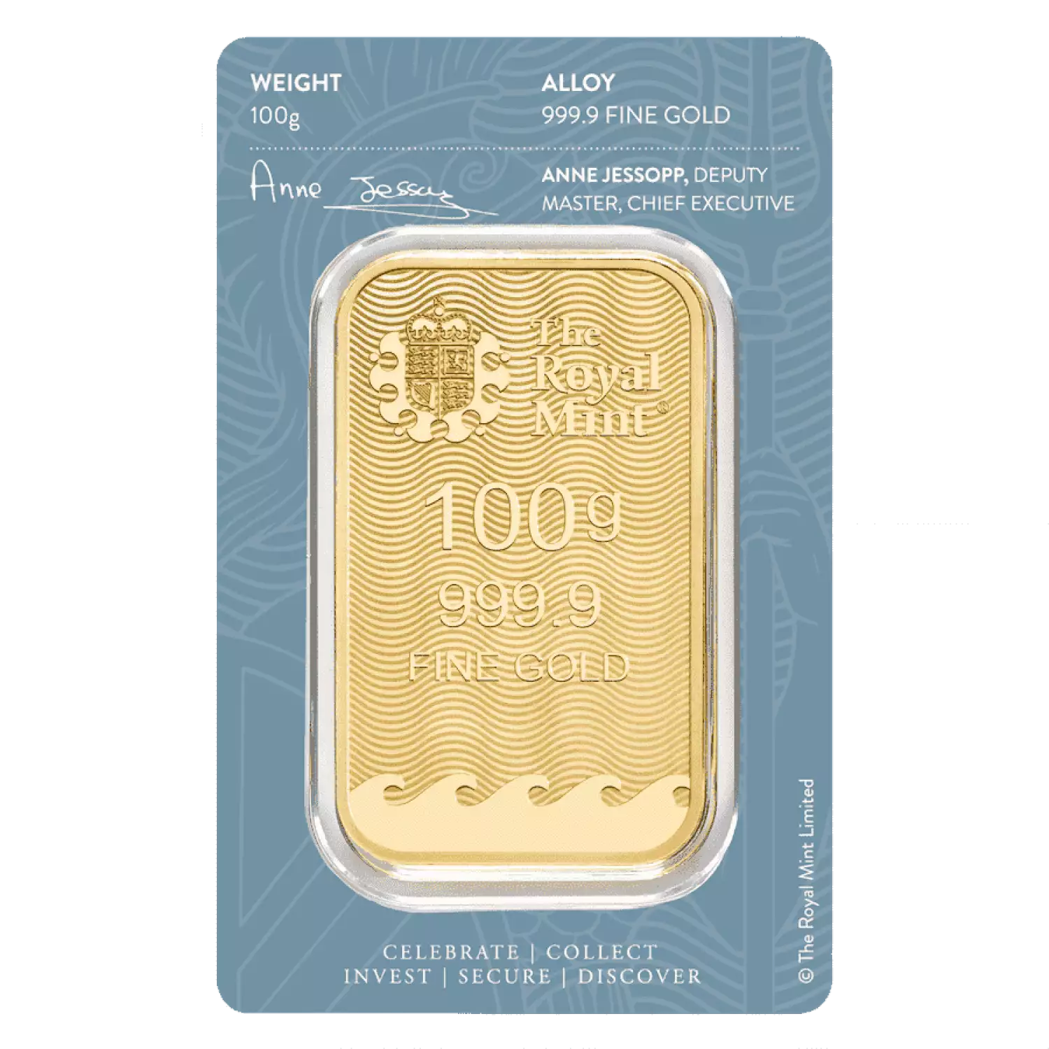 100g Royal Mint Gold Britannia Minted Bar (3)