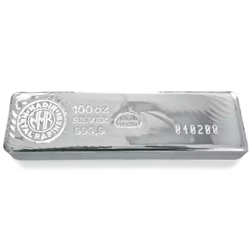 100oz Generic Silver Bar (3)