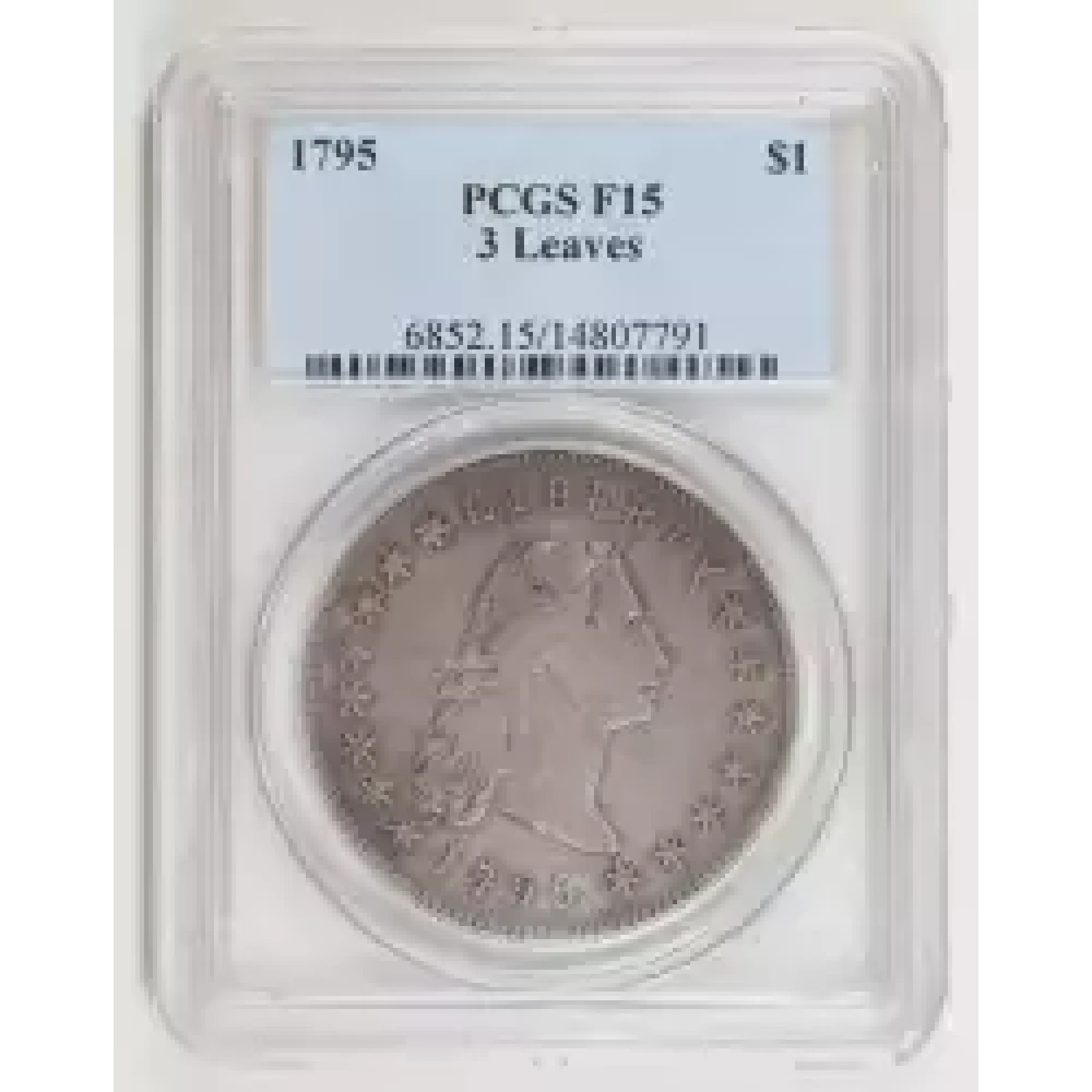 1795 Silver Dollars Flowing Hair PCGS F-15 3 Leaves - Lost Dutchman ...