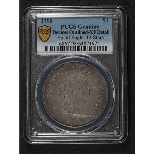 1798 $1 Small Eagle, 13 Stars (7)