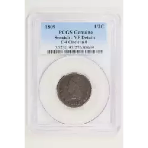 1809 1/2C C-4 Circle in 0, BN