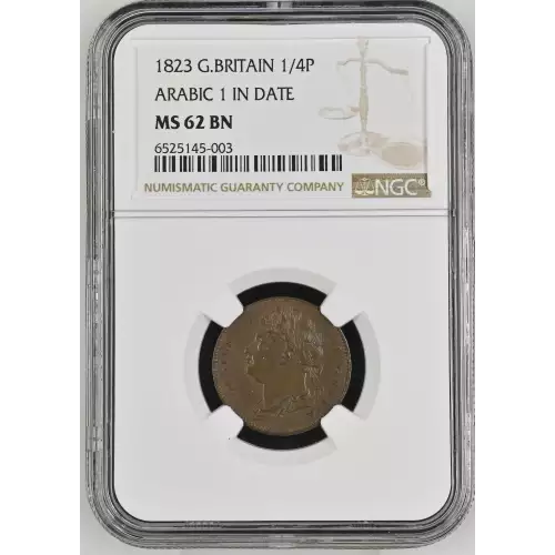 1823 ARABIC 1 IN DATE BN