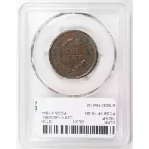 1843 1C Petite Head, Small Letters, BN