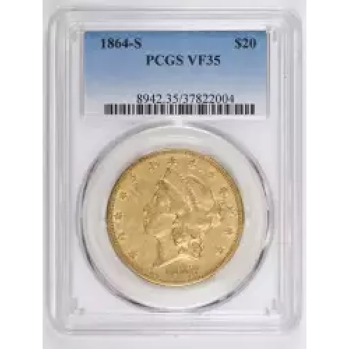 1864-S $20