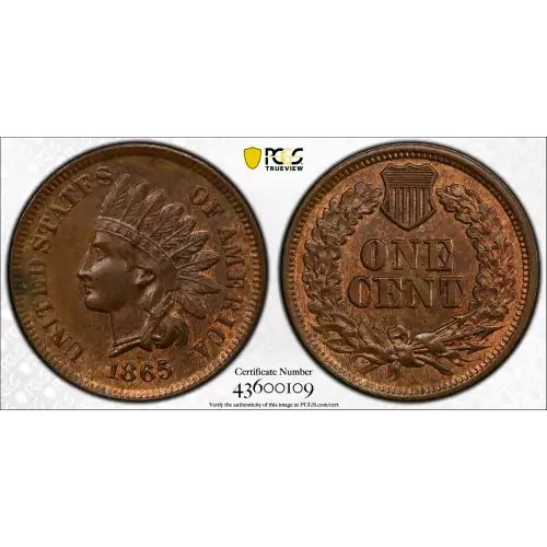 1865 1C Fancy 5, BN