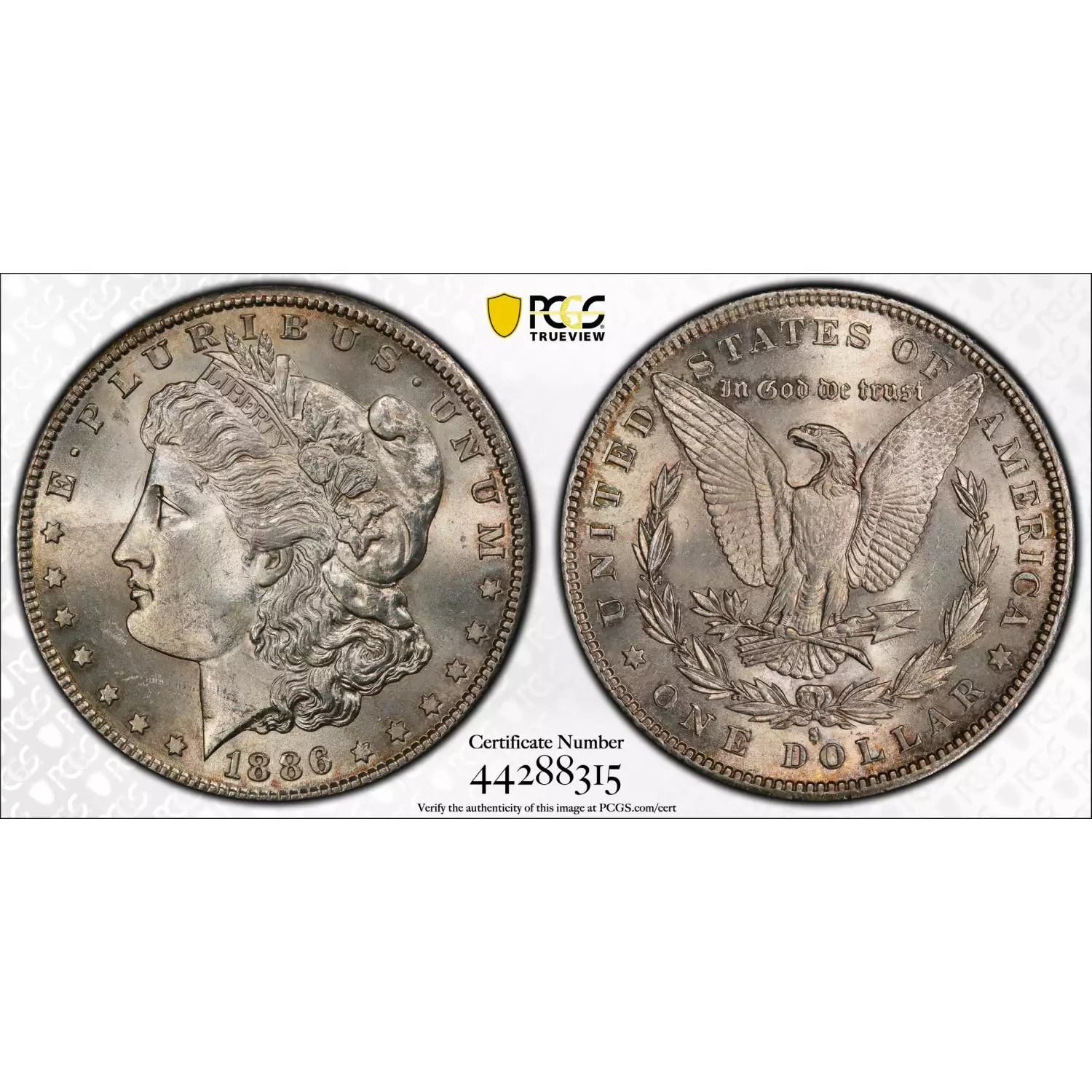 1886-S $1 VAM 2 S/S