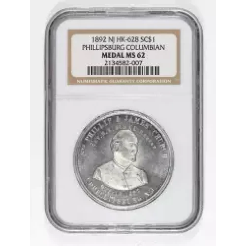 1892 NJ PHILLIPSBURG COLUMBIAN  (2)