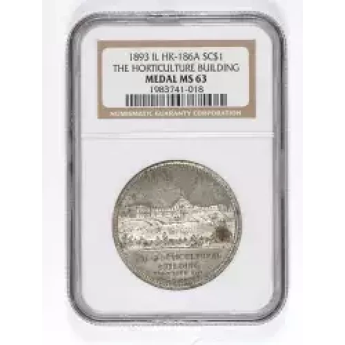 1893 IL HORTICULTURAL BUILDING WORLD'S COLUMBIAN EXPO 