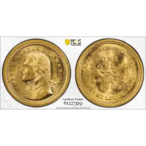 1903 G$1 LA Purchase, Jefferson (2)