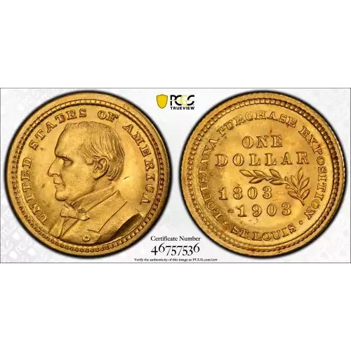 1903 G$1 LA Purchase, McKinley