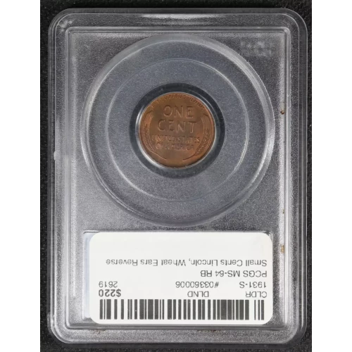 1931-S 1C, RB