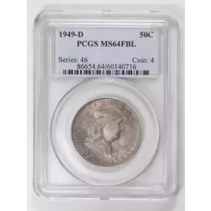 1949-D 50C, FBL