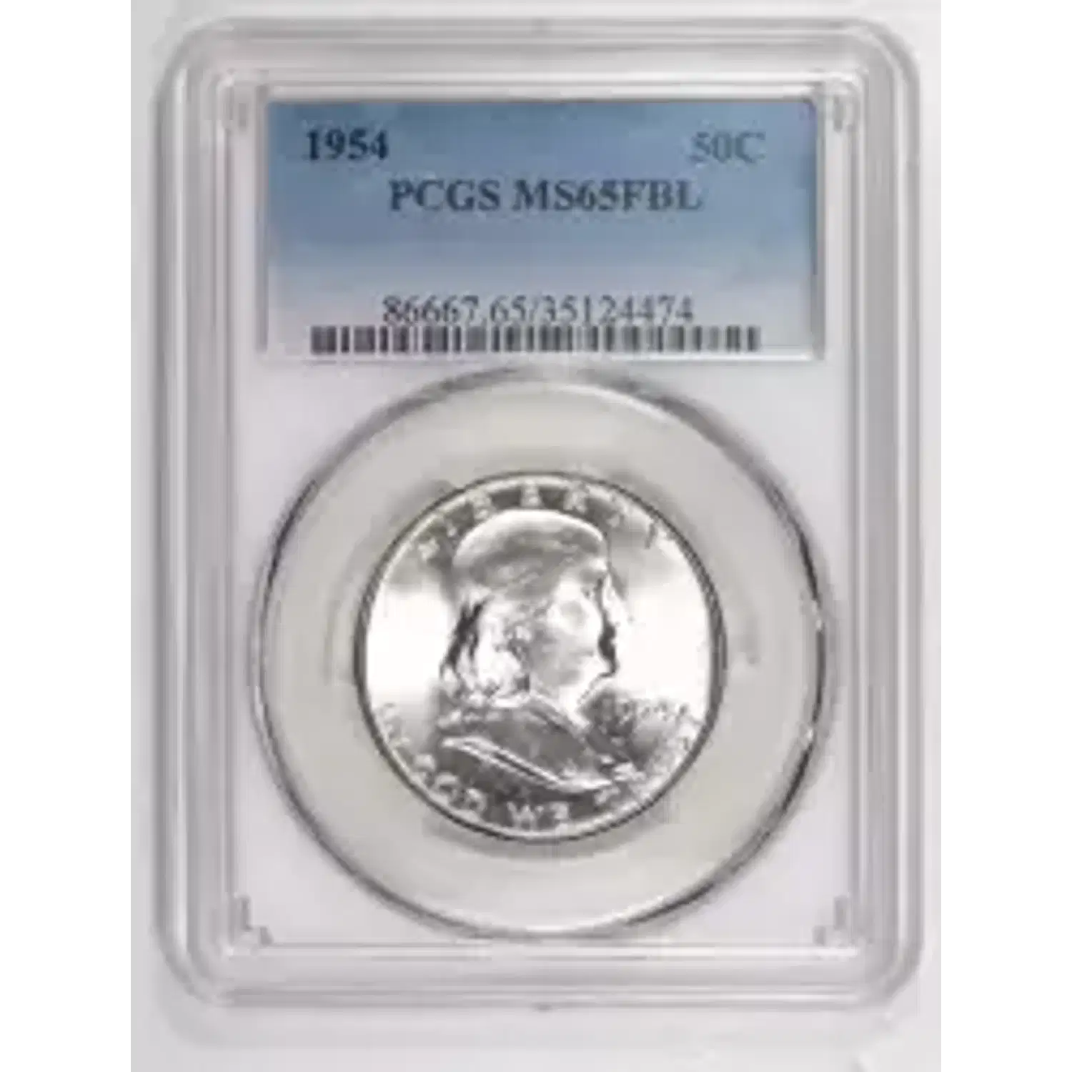 1954 Half Dollars Franklin PCGS MS-65 FBL - Lost Dutchman Rare Coins