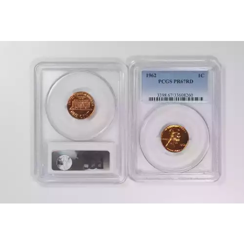 1962 Lincoln Cent PCGS PF67RD