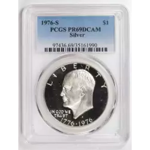 1976-S $1 Silver, DCAM (2)