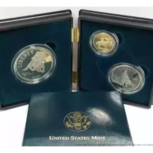 1995 Civil War Battlefield Preservation - Three Coin Set 