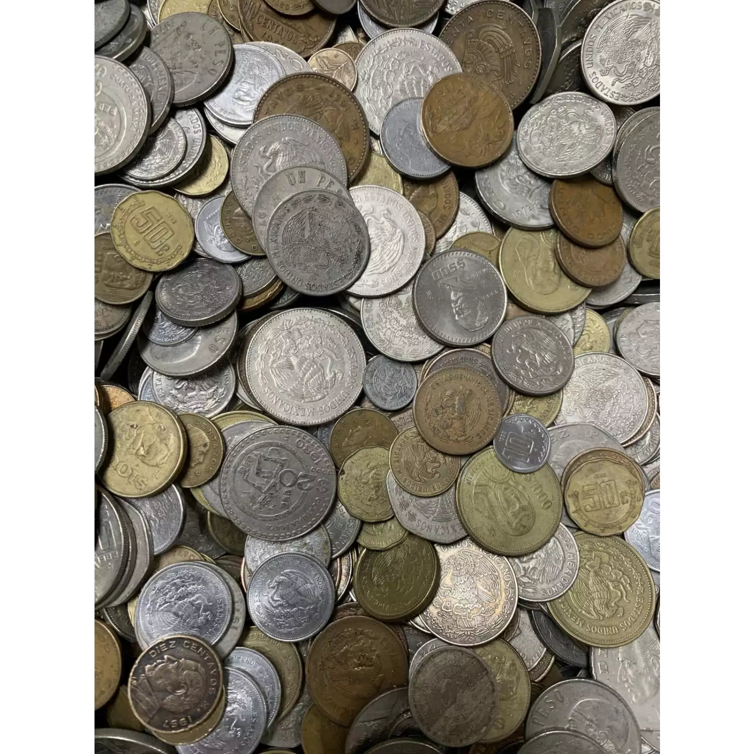 1lb. Mixed Lot Of Mexican Coinage