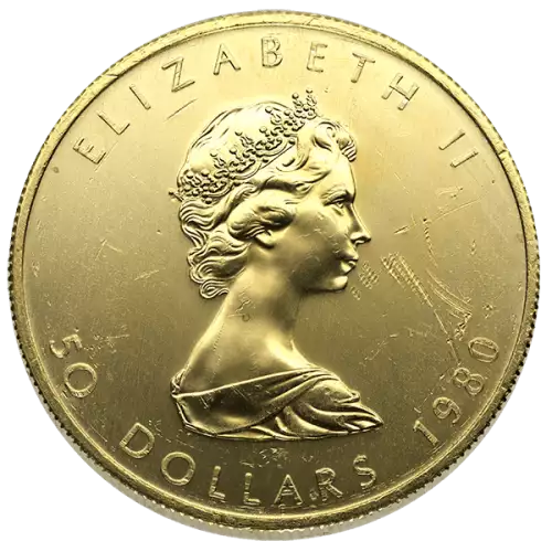 1oz Canadian Gold Maple Leaf - Scruffy (2)