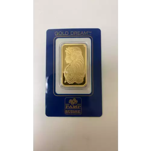 1oz Vintage PAMP Gold Bar - Fortuna (3)