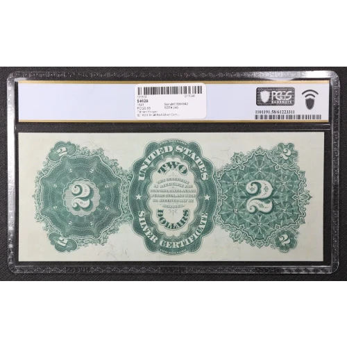 $2 1891 Small Red Silver Certificates 246