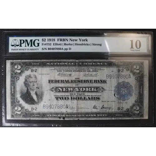 $2 1918  Federal Reserve Bank Notes 752 (2)