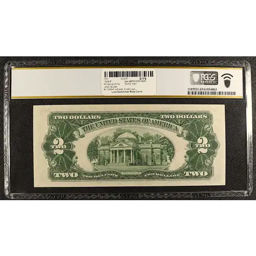 $2 1928-F red seal. Small Legal Tender Notes 1507 (2)