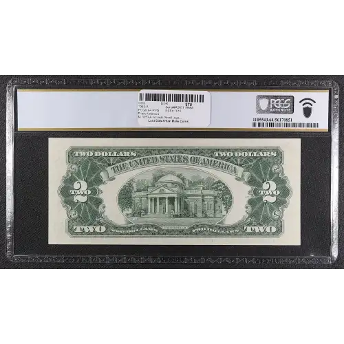 $2 1953-A red seal. Small Legal Tender Notes 1510 (4)