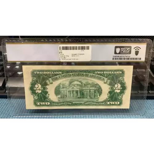 $2 1953-B red seal. Small Legal Tender Notes 1511 (2)