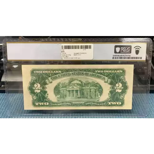 $2 1953-B red seal. Small Legal Tender Notes 1511 (2)