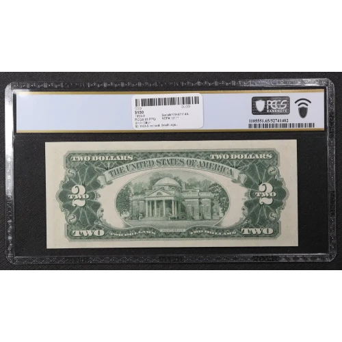 $2 1953-B red seal. Small Legal Tender Notes 1511* (2)