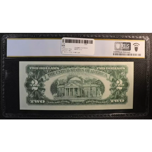 $2 1963 red seal. Small Legal Tender Notes 1513 (2)