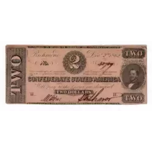 $2   Issues of the Confederate States of America CS-54