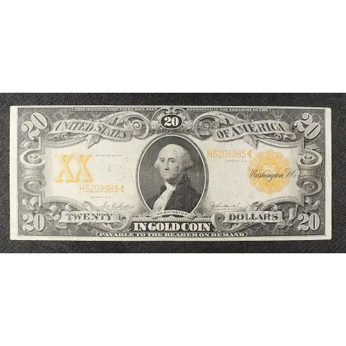 $20 1906 Gold Gold Certificates 1185 (3)
