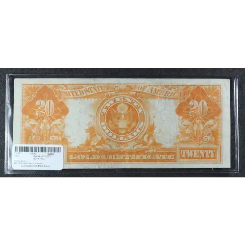 $20 1906 Gold Gold Certificates 1185