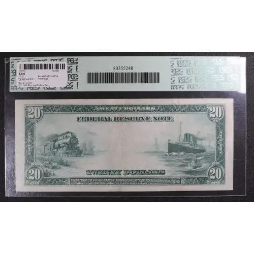 $20 1914 Blue Seal Federal Reserve Notes 990 (2)
