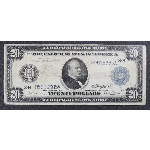 $20 1914 Blue Seal Federal Reserve Notes 993 (3)