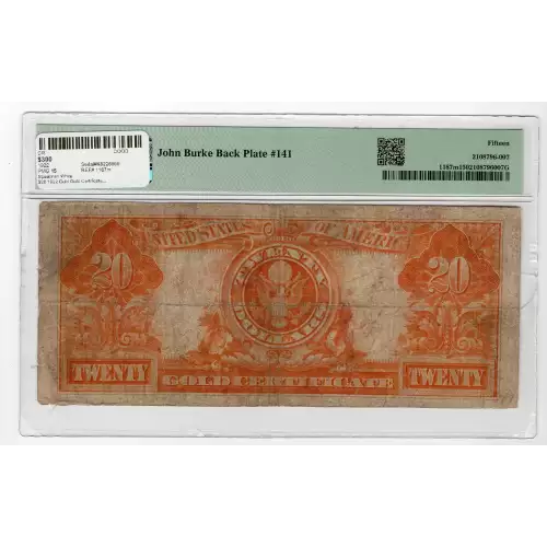 $20 1922 Gold Gold Certificates 1187m