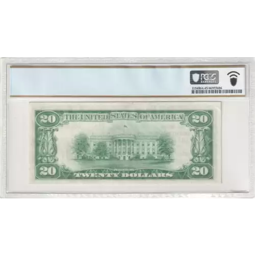 $20 1929 small brown seal. Small National Bank Notes 1802-2 (3)