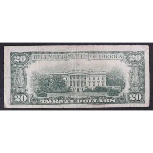 $20 1934-C. blue-Green seal. Small Size $20 Federal Reserve Notes 2057-G* (3)