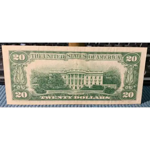 $20 1950 blue-Green seal. Small Size $20 Federal Reserve Notes 2059-D* (3)