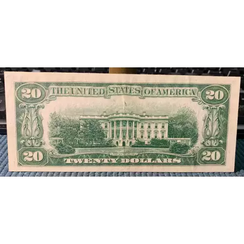 $20 1950 blue-Green seal. Small Size $20 Federal Reserve Notes 2059-G* (3)