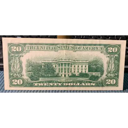 $20 1950 blue-Green seal. Small Size $20 Federal Reserve Notes 2059-G* (3)