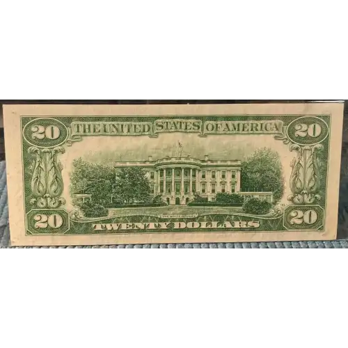 $20 1950 blue-Green seal. Small Size $20 Federal Reserve Notes 2059-G* (3)