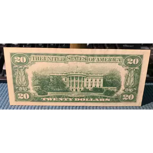 $20 1950 blue-Green seal. Small Size $20 Federal Reserve Notes 2059-L (2)